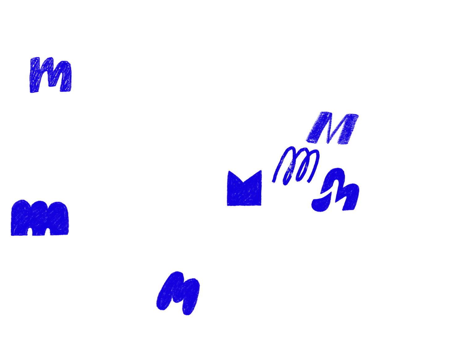 Une carte des États-Unis avec divers logos « M&M » bleus sur certains emplacements.